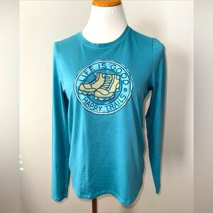 Women’s Life is Good Happy Trails long sleeve shirt